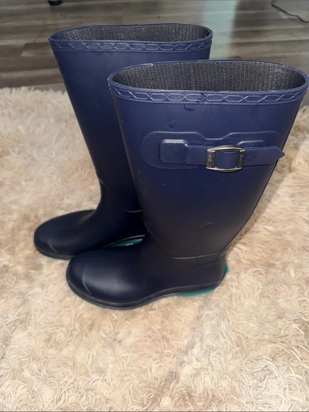 🆕  Kamik Women's Olivia Rain Boots - Blue & Teal - 8 NWOT